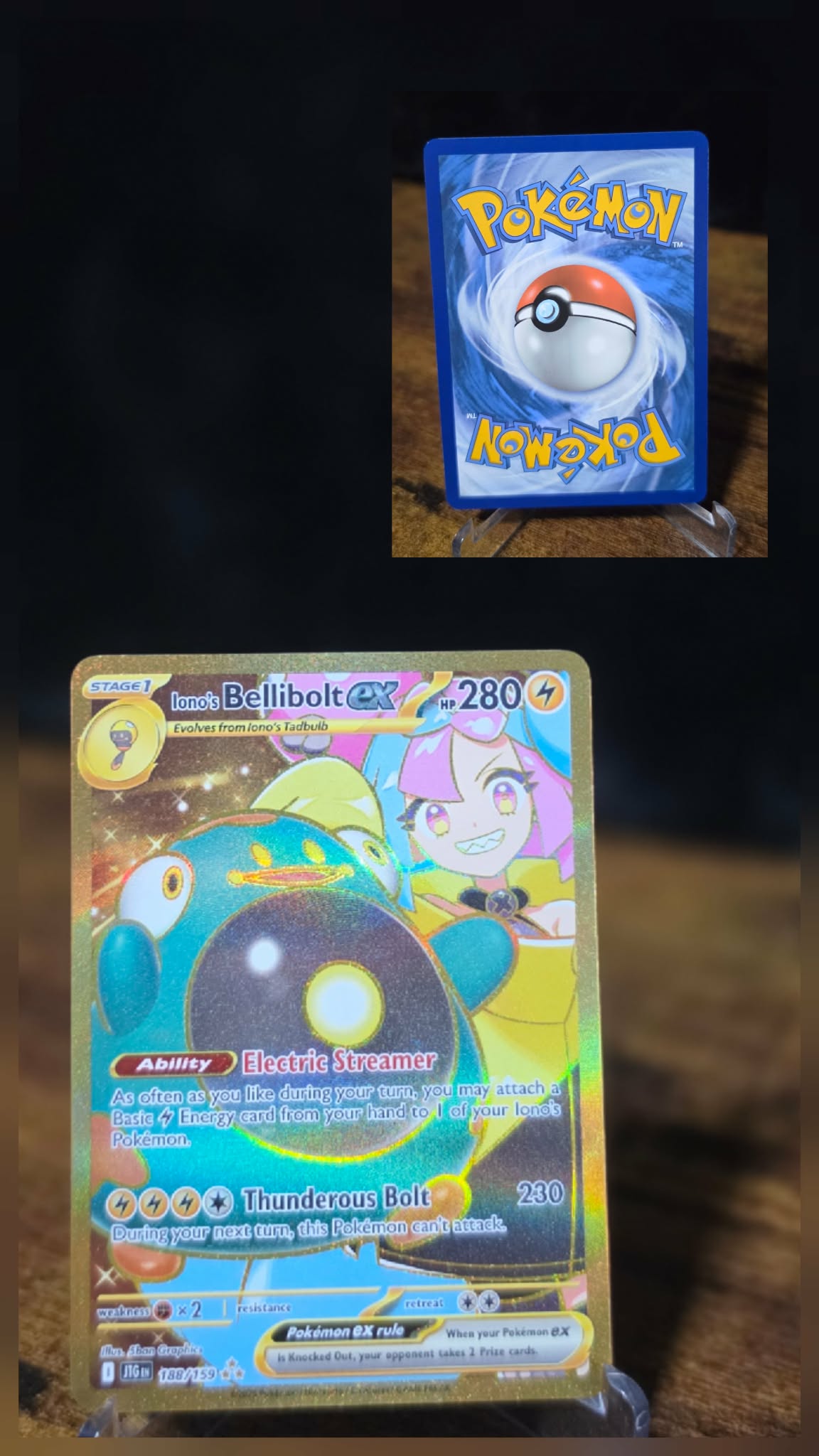 Iono's Bellibolt ex 188/159 – Journey Together Hyper Rare
