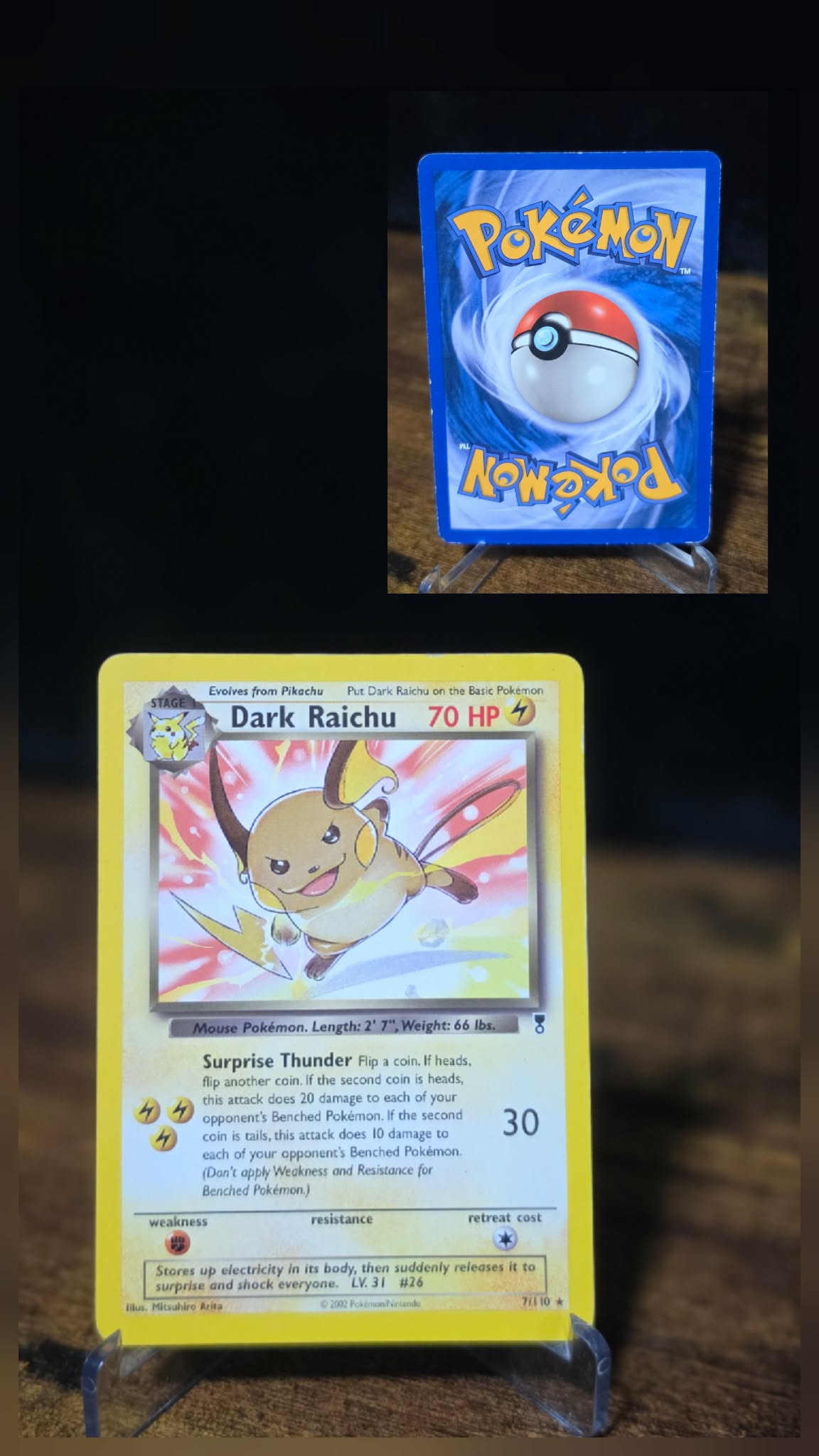 Dark Raichu 7/110 – Legendary Collection