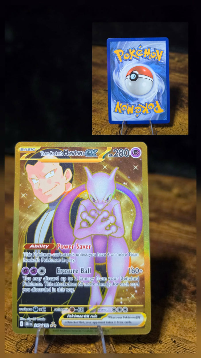 Team Rocket's Mewtwo ex 240/182 – Destined Rivals Hyper Rare