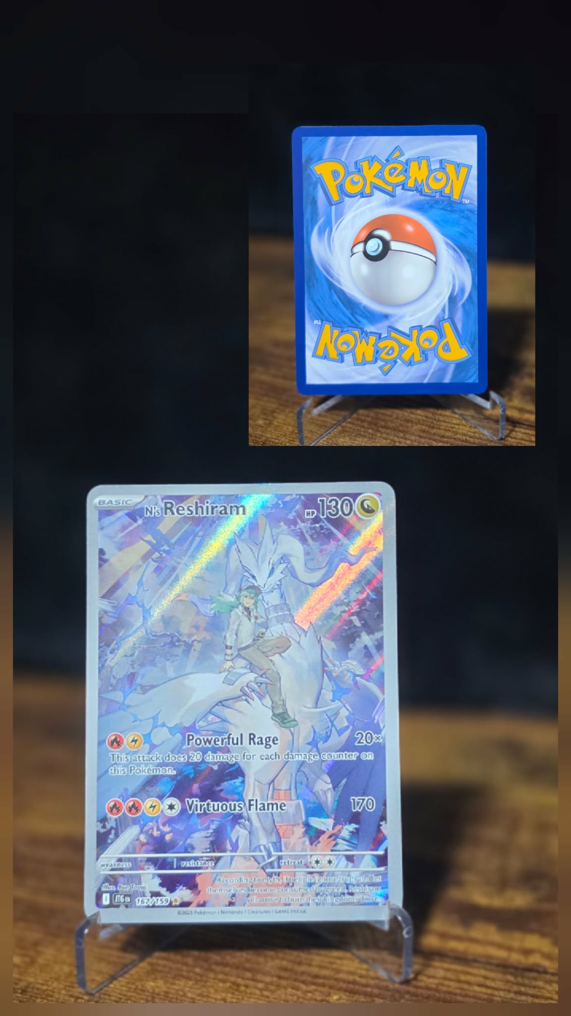 N's Reshiram 167/159 – Journey Together Illustration Rare