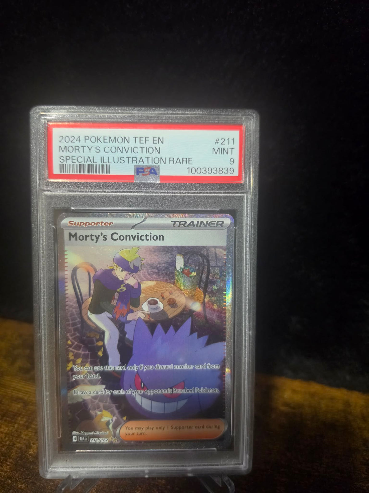 Morty's Conviction Special Illustration Rare – PSA 9
