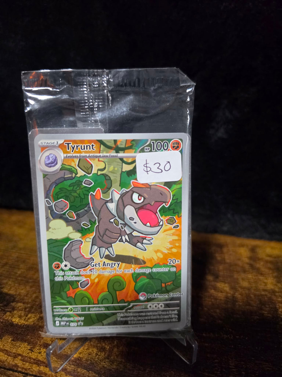 Tyrunt Pokémon Center Black Star Promo – Sealed