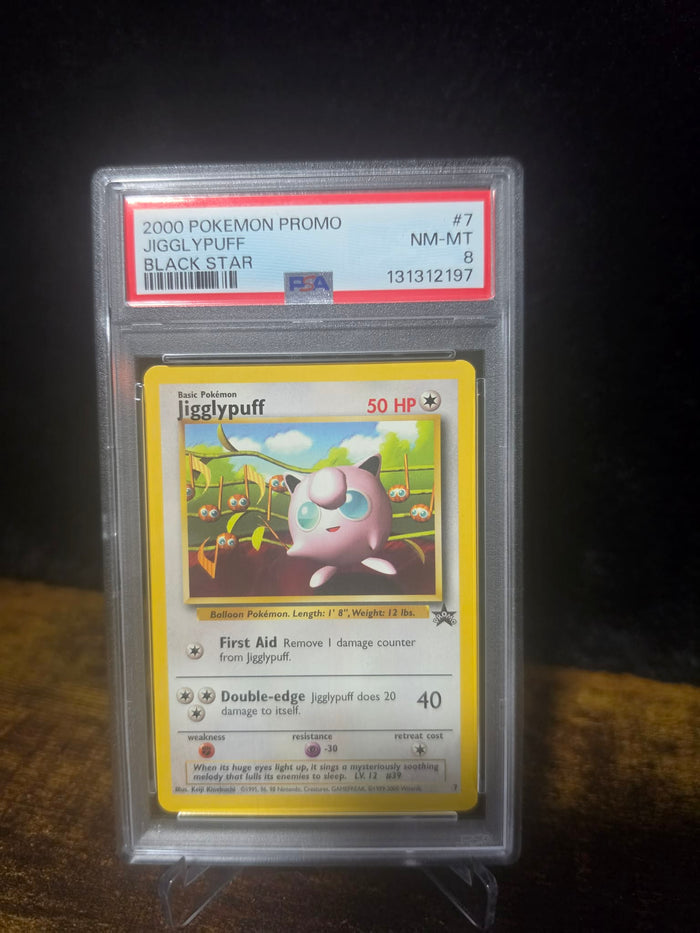 Jigglypuff Black Star Promo – PSA 8